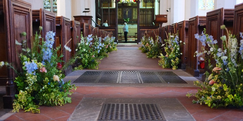 S Botolph wedding flowers