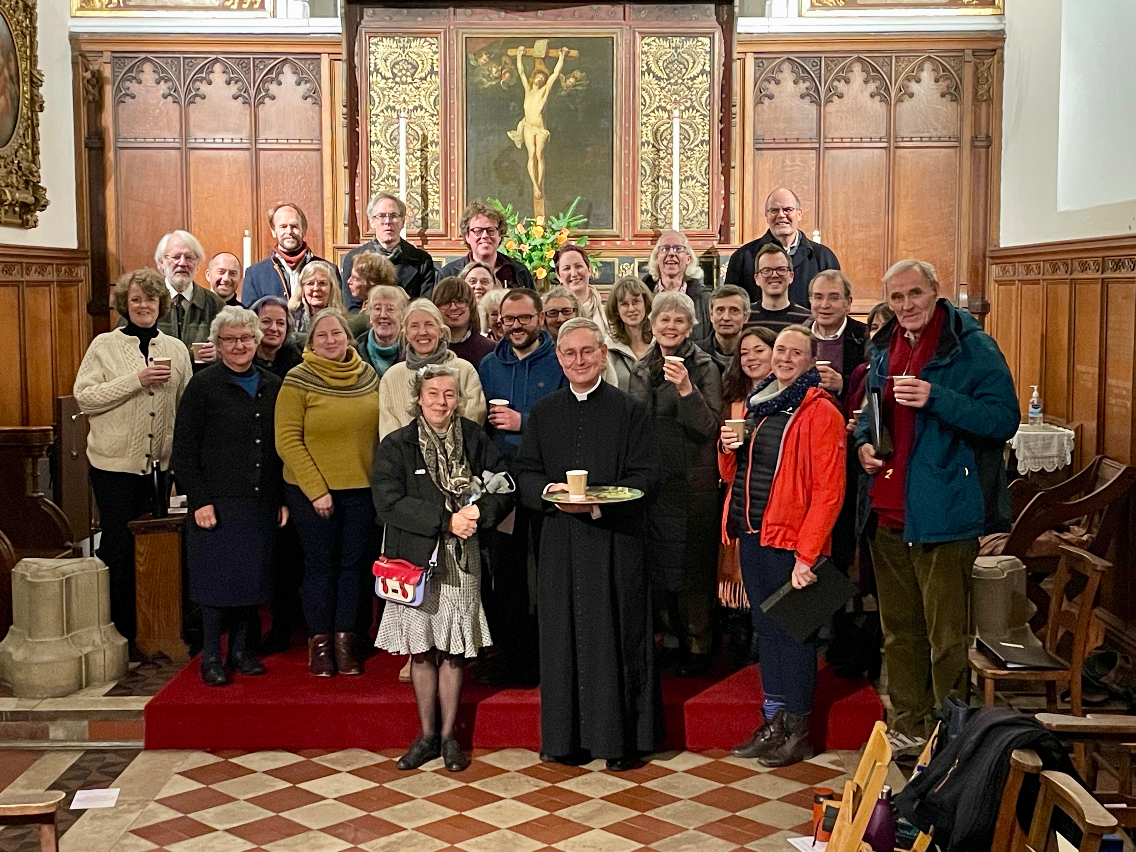 St Botolph's choir after a service
