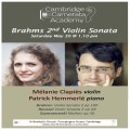 Recital by Melanie Clapies (violin) and Patrick Hemmerle (piano)