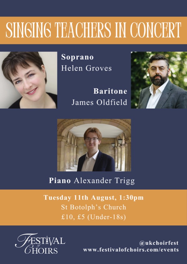 The Festival of Choirs: Singing Teachers Recital