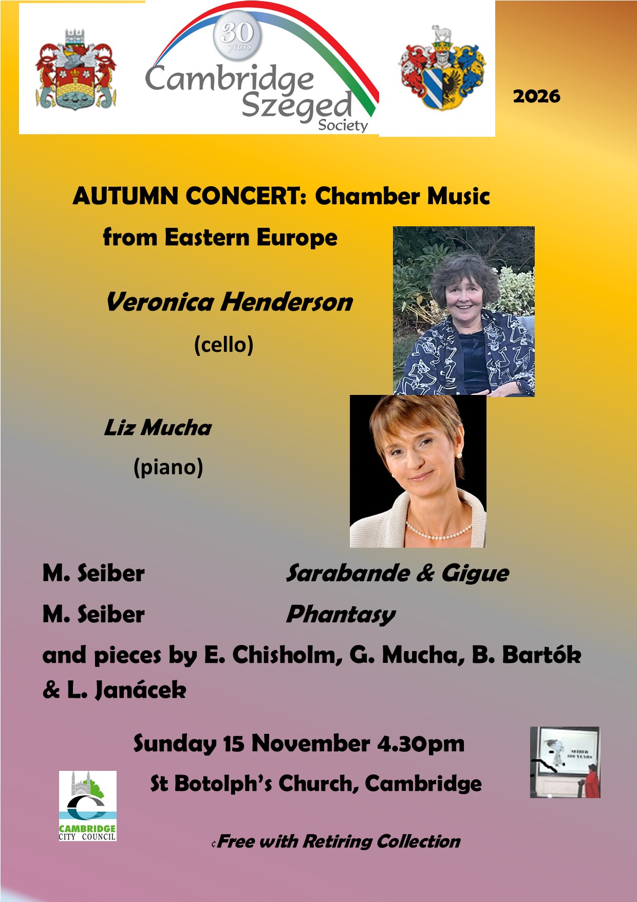 Cello and piano Concert: Chamber music from Eastern Europe